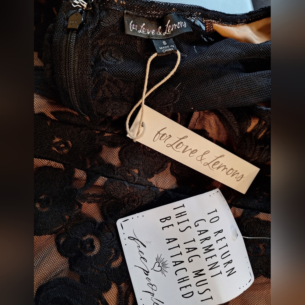NWT Free People For Love & Lemons Temecula mini dress size small - Picture 15 of 15